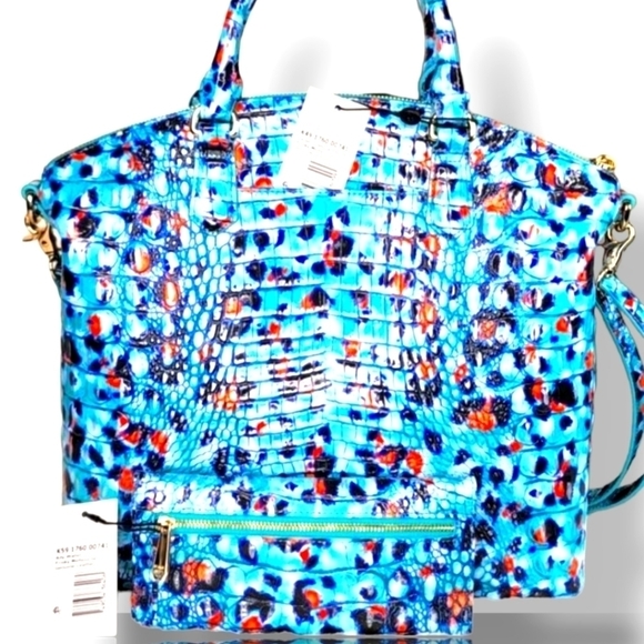 💋 BRAHMIN 2 SET MATCHING DESIGNER MELBOURNE DUXBURY PURSE BAG + WALLET NWT - Picture 11 of 12